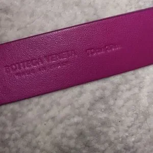 NWT Authentic Bottega Veneta Triangle Purple Pink Belt Bottega Veneta | Accessories | Nwt Authentic Bottega Veneta  main image 3